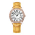 Mark Fairwhale LUNARA Crème Origin beige retro quartz watch, vintage luxury design, 35mm round case, diamond glass window