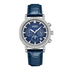 Mark Fairwhale LUNEXOR 5970 blue dial luxury men’s chronograph watch with diamond bezel and leather strap