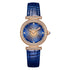 Mark Fairwhale LUNÉA Azure Whisper blue leather quartz watch, minimalist round dial