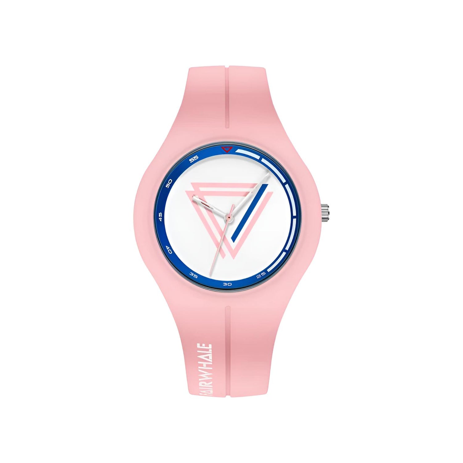 Mark Fairwhale NOVIA Blush Pop – Rose gold trendy watch with soft pink strap, perfect for fashion-forward women