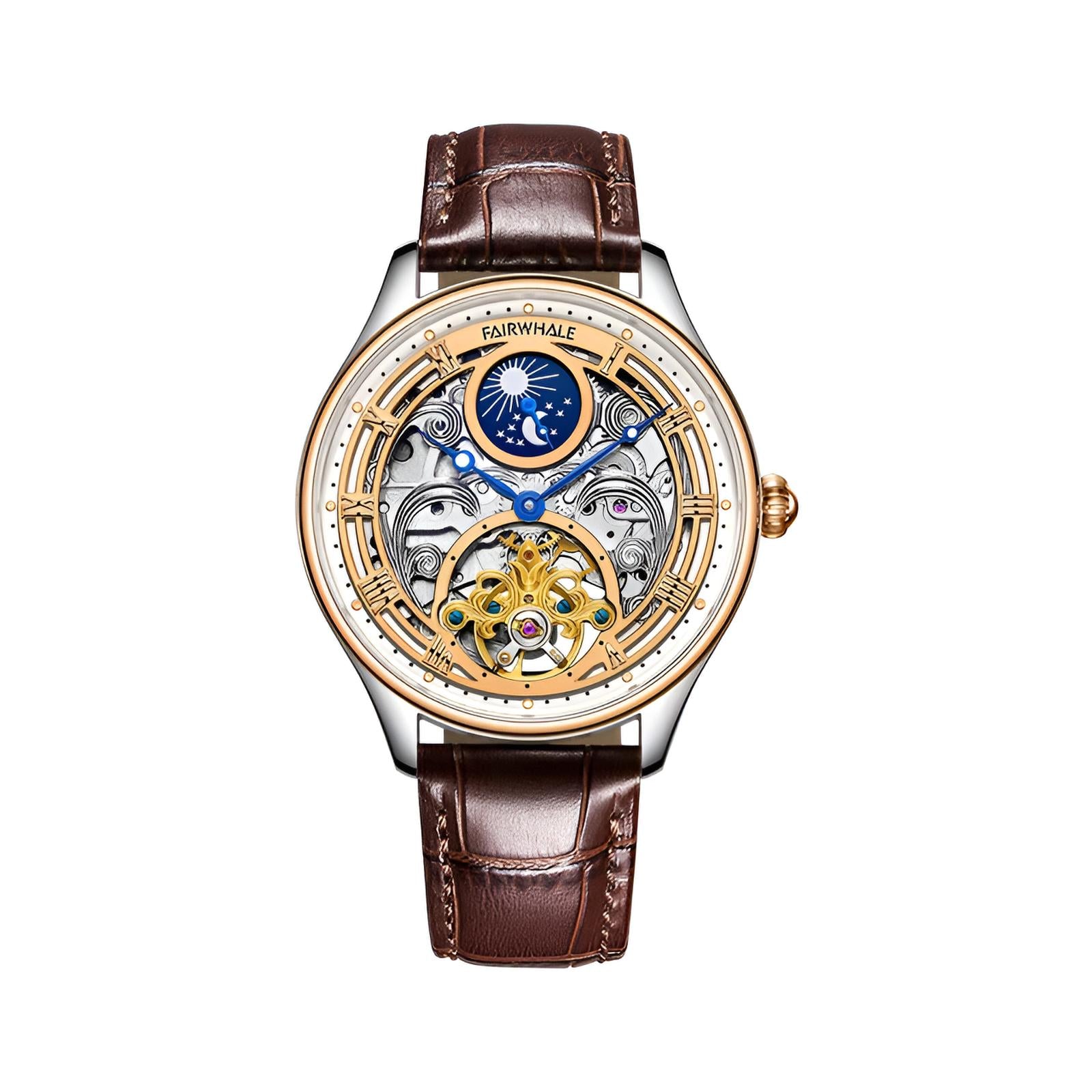 Mark Fairwhale SORIONI Terra Grain – Brown leather strap men&