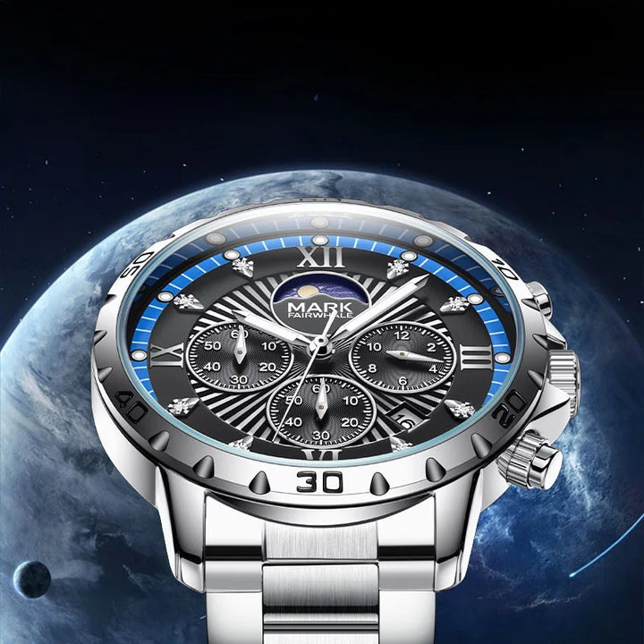 Mark Fairwhale Quartz Chronograph Watch combining classic design and modern durability