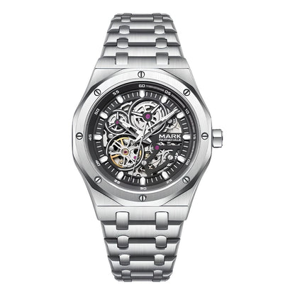 FW-6840 Transparent back showcasing the automatic movement.