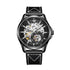 Mark Fairwhale THALIX Eclipse Alloy – Gunmetal gray automatic skeleton watch with metallic sheen and secure push-button clasp