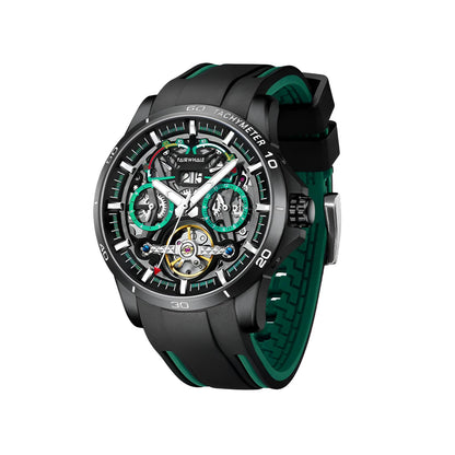 Mark Fairwhale THERION Forest Obisidian Drive – Matte black dial men&