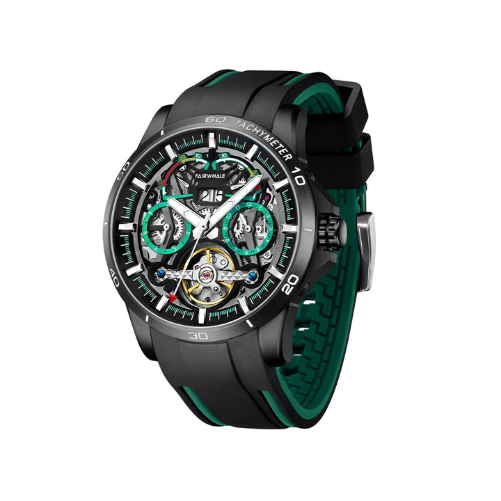 Mark Fairwhale THERION Forest Obisidian Drive – Matte black dial men&