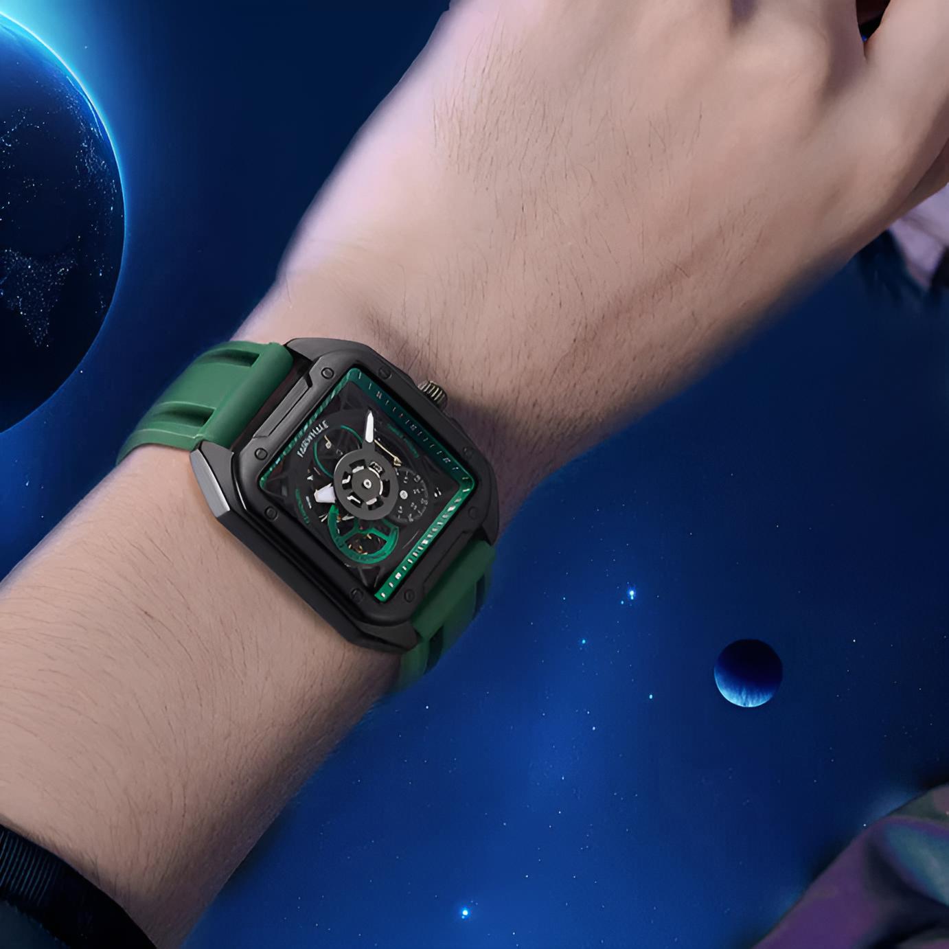 Mark Fairwhale TRENIX Forest Core – Green dial men&
