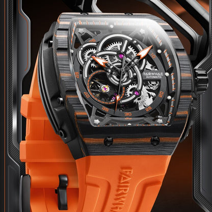 Mark Fairwhale VAYKOLEN FW-6660 watch details including dial, luminous markers, strap, and case design