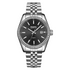 Mark Fairwhale VELUXOR men’s stainless-steel quartz watch with classic black dial and auto date