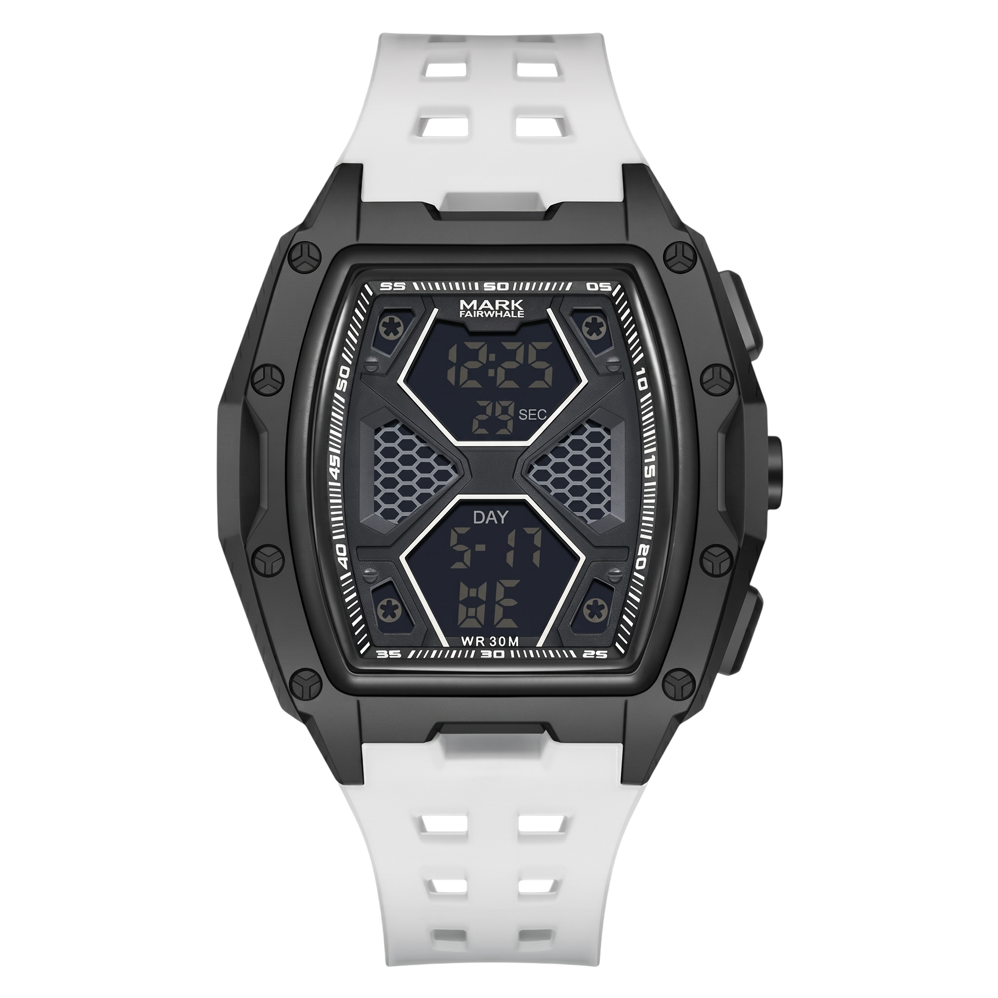 Mark Fairwhale FW-4480 Me - Digital, White Strap