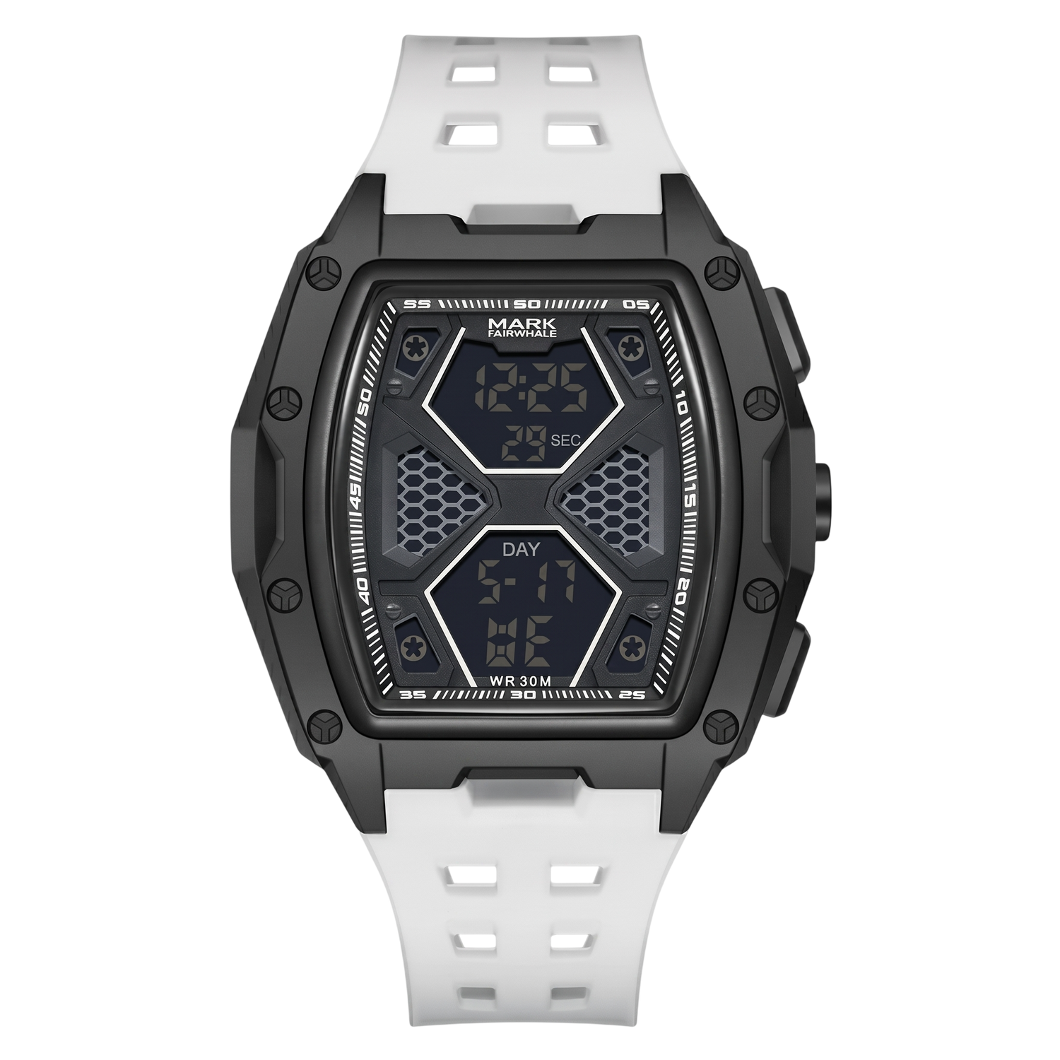 Mark Fairwhale FW-4480 Me - Digital, White Strap