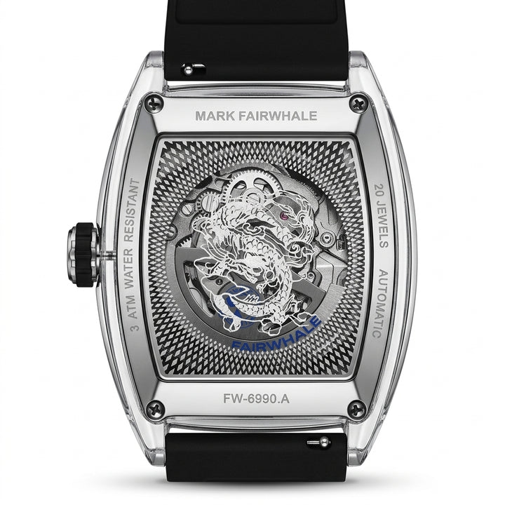 Mark Fairwhale watch with intricate design on a white background