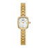 Mark Fairwhale women gold watch rectangular dial diamond markers bracelet luxury elegant quartz watch
