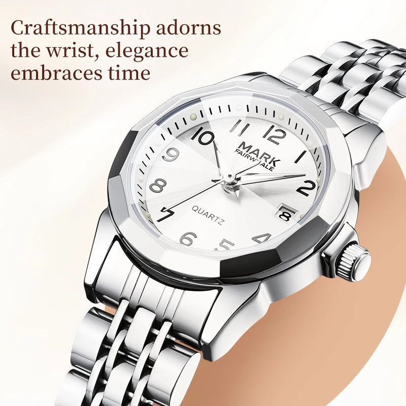 Mark Fairwhale women’s quartz watch date display fashion style