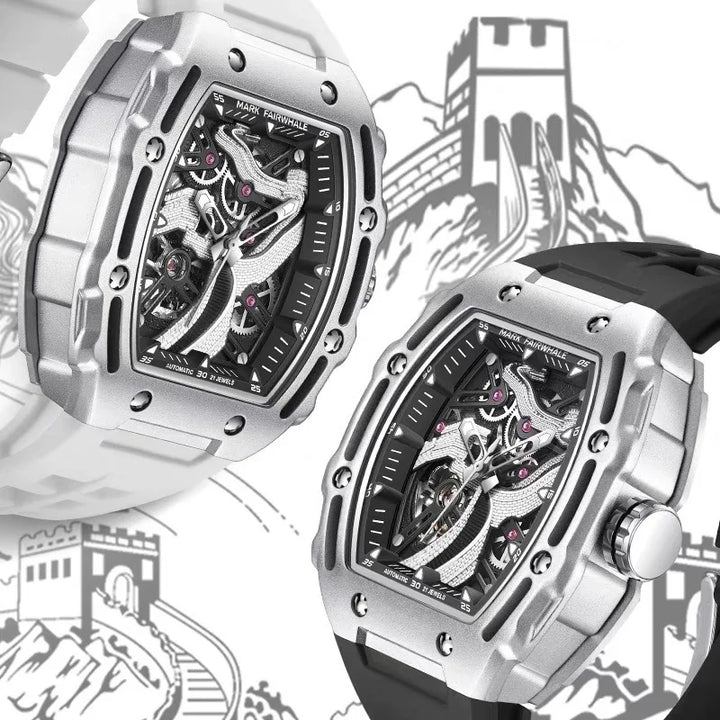 Dual display – FW-6870 FORTANIX with black and white straps.