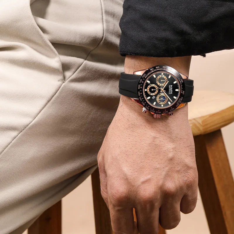 Men’s Quartz Watch on wrist lifestyle view