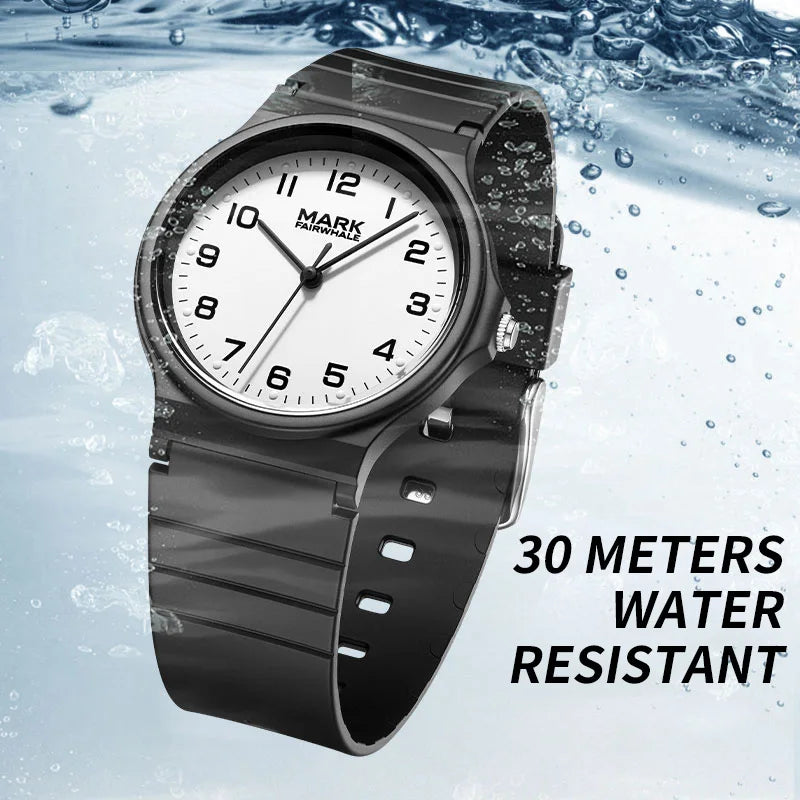  Men’s Quartz Watch white dial casual everyday style