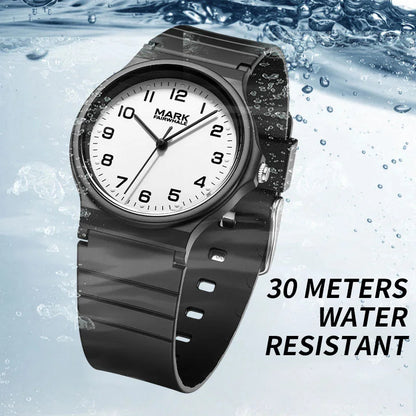  Men’s Quartz Watch white dial casual everyday style