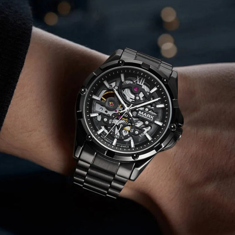 Mark Fairwhale FW-6960 AUREOX - Men’s Skeleton Automatic Watch