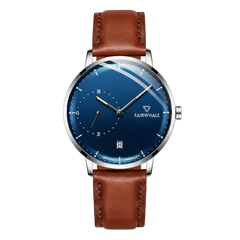 Minimalist Mesh Business Watch VELION full front view with mesh strap