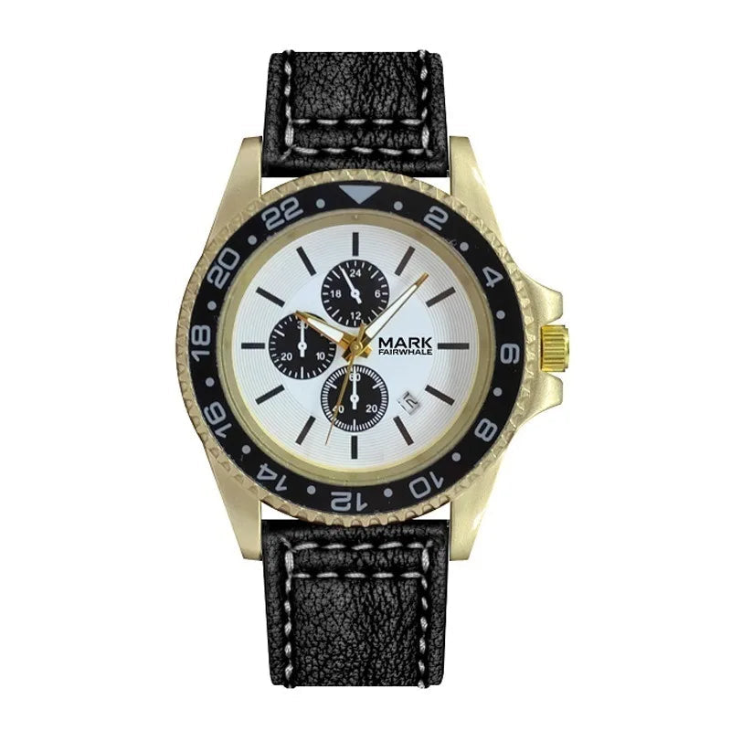 Quartz Watch Mark Fairwhale FW-5043 RELTOR front dial with chronograph design