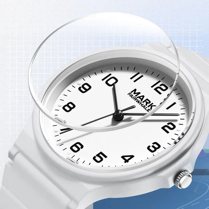 Quartz Watch black version minimalist dial Mark Fairwhale