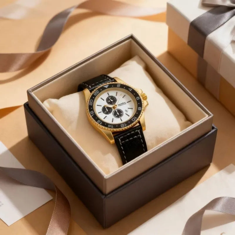 Quartz Watch gift box presentation for men luxury timepiece