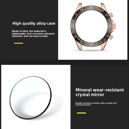 Quartz Watch mineral crystal glass detail