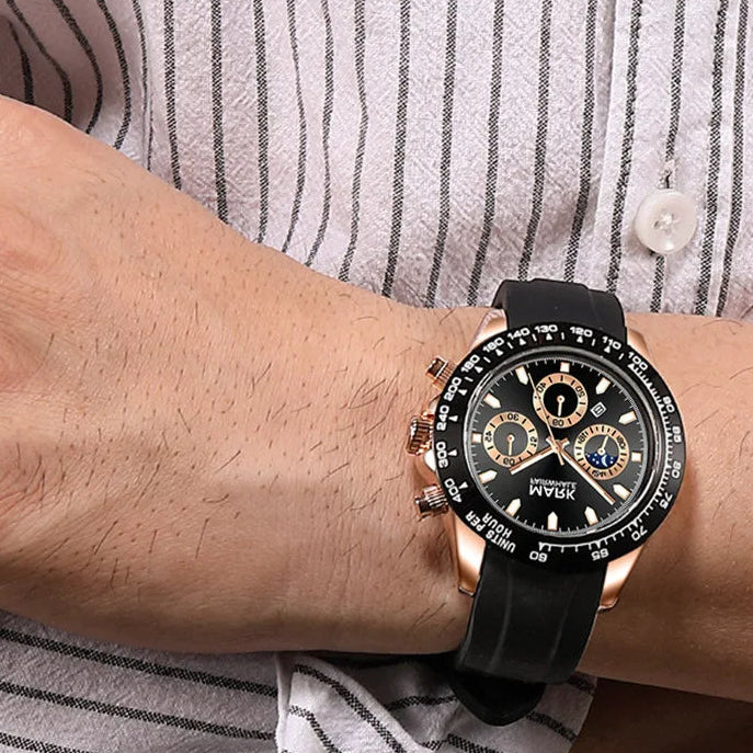 Quartz Watch stainless steel case construction