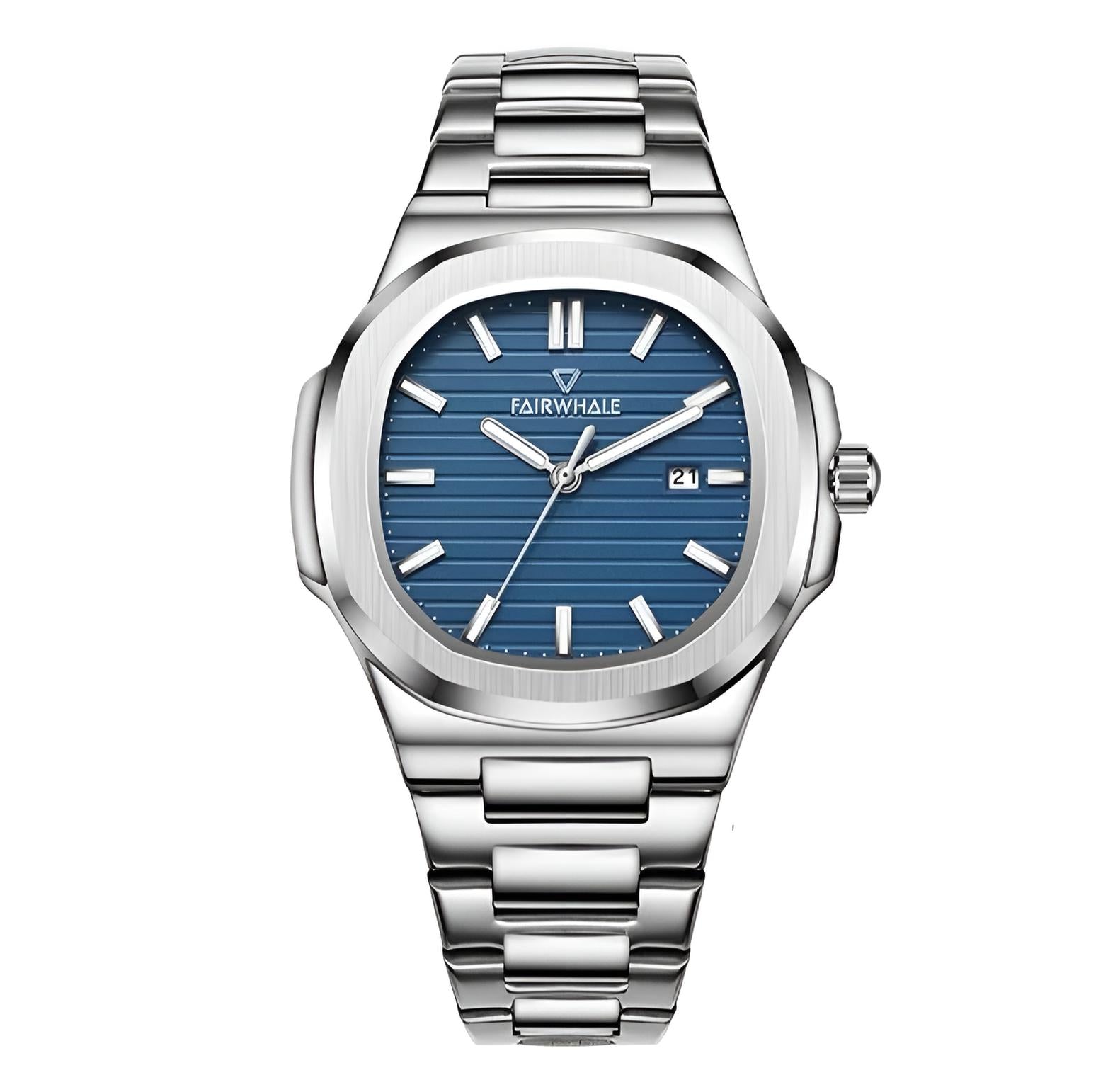 Mark Fairwhale Luminous Waterproof Stainless Steel Watch - CLERK