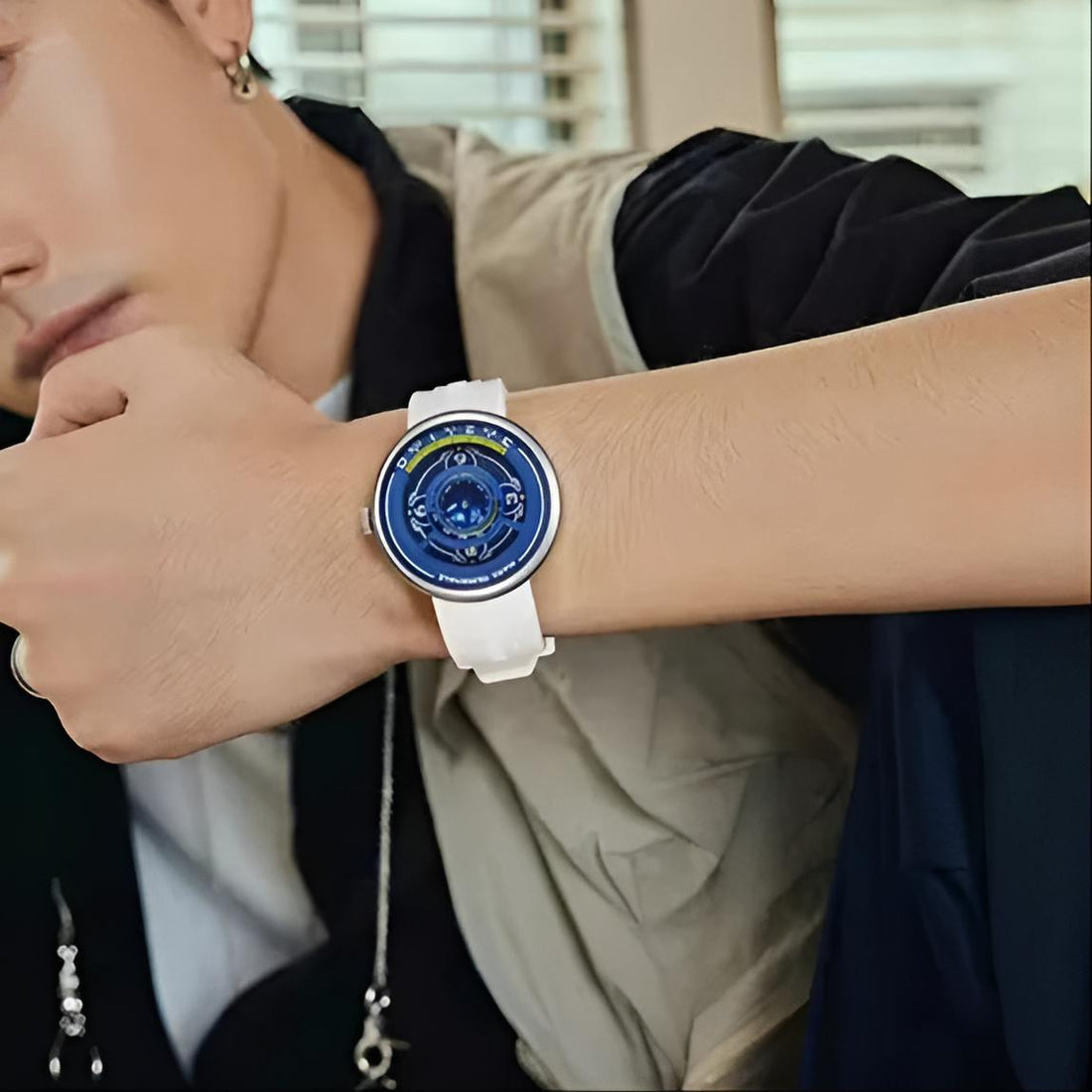 Mark Fairwhale 5990 TERRAON – Men’s 3D Earth Dial Quartz Watch Product vendor