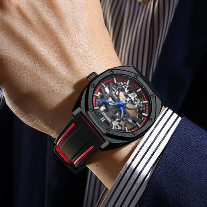 MARK FAIRWHALE Skeleton Sapphire Glass Watch - Fairwhalewatches