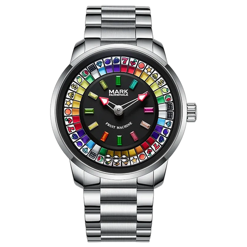 watch with colorful dial
