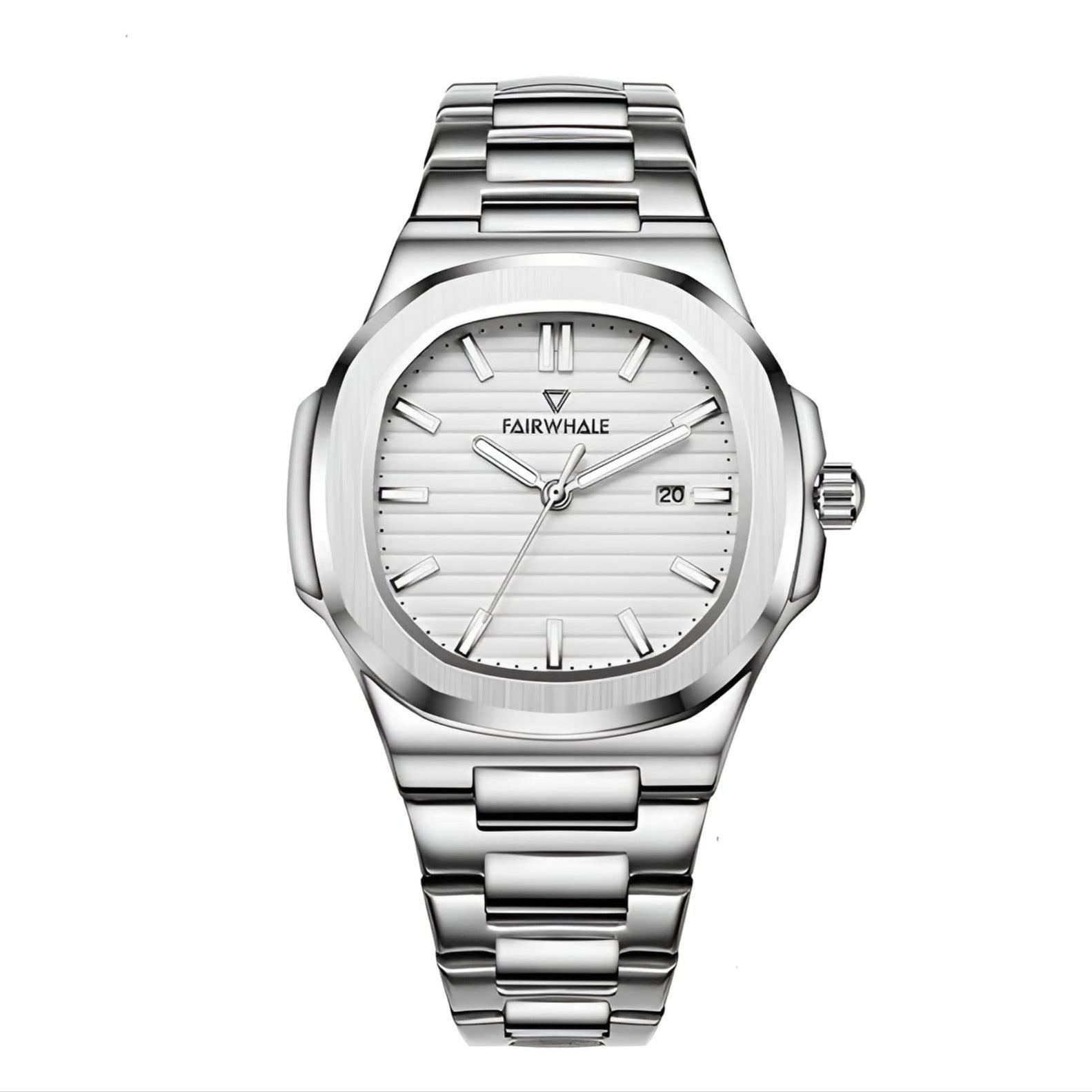 Mark Fairwhale Luminous Waterproof Stainless Steel Watch - CLERK