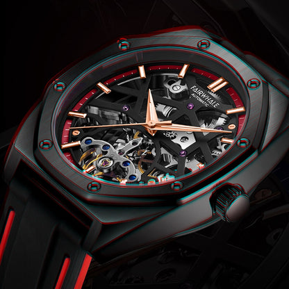MARK FAIRWHALE Skeleton Sapphire Glass Watch - Fairwhalewatches