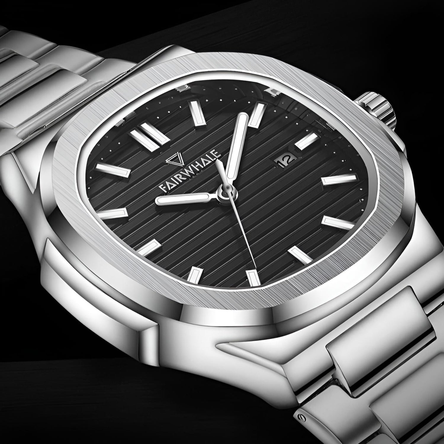 Mark Fairwhale Luminous Waterproof Stainless Steel Watch - CLERK