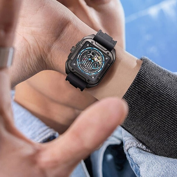 Mark FairwhaleRectangle Skeleton Watch - Fairwhalewatches