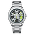 Silver version of Mark Fairwhale 5060 NOCTRIX men’s stainless steel quartz watch