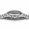 Silver watch with a detailed face on a white background