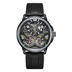 Skeleton automatic watch exhibition case back Mark Fairwhale FW-6025
