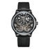 Skeleton automatic watch exhibition case back Mark Fairwhale FW-6025
