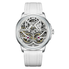 Skeleton automatic watch exhibition case back Mark Fairwhale FW-6025