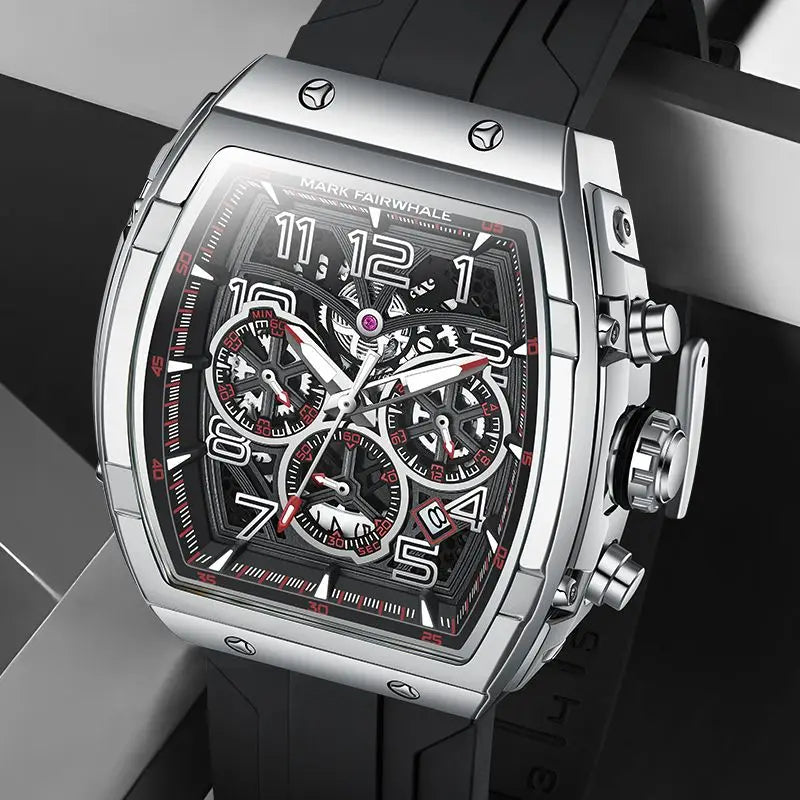 Sport chronograph watch Mark Fairwhale FW-5200 side profile