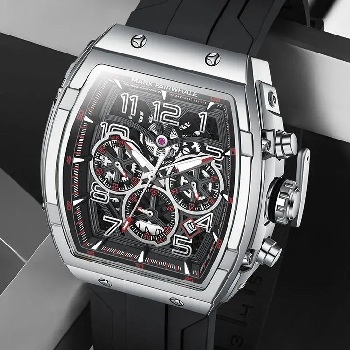 Sport chronograph watch Mark Fairwhale FW-5200 side profile