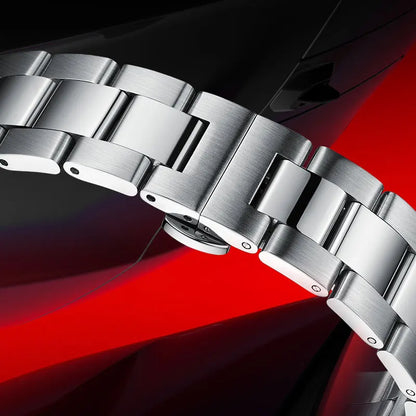 Stainless steel bracelet detail of Mark Fairwhale 6970 VORTEXIS