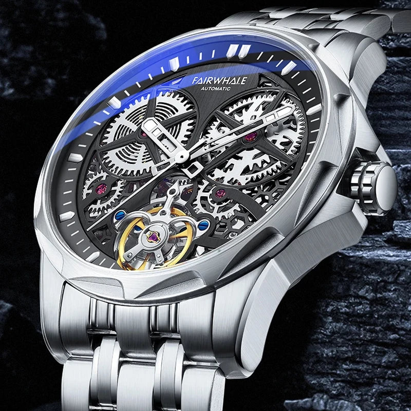 Silver and black finishes side by side, offering distinct personalities built on the same tourbillon foundation.