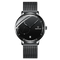 VELION Minimalist Mesh Business Watch black dial close-up on surface