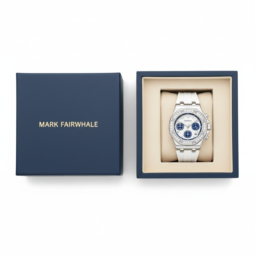 Watch in a branded box with &
