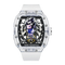 Watch with a character design on the face, brand 'Mark Fairwhale' visible