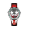 Watch with a unique face design on a white background